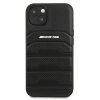 AMG AMHCP13SGSEBK iPhone 13 mini 5,4 czarny/black hardcase Leather Debossed Lines